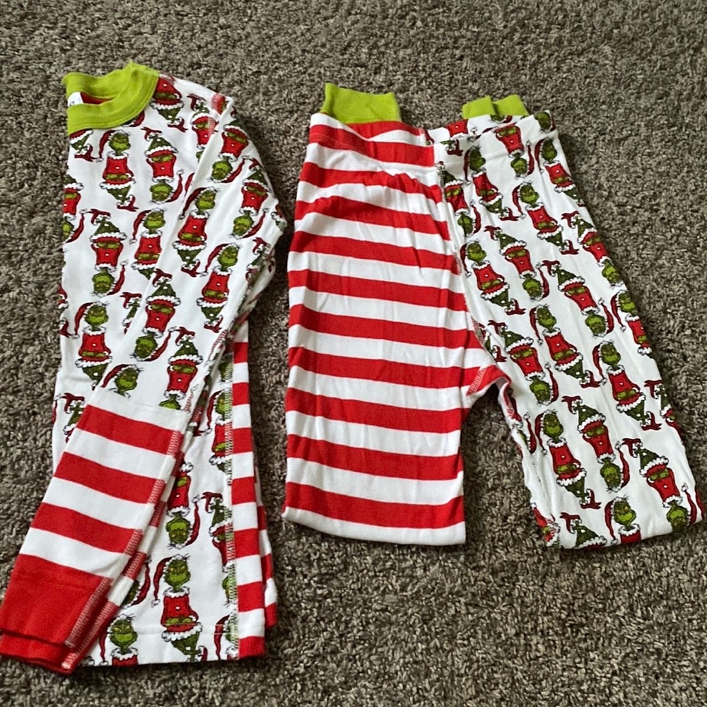 Hanna Andersson Grinch pajamas.
